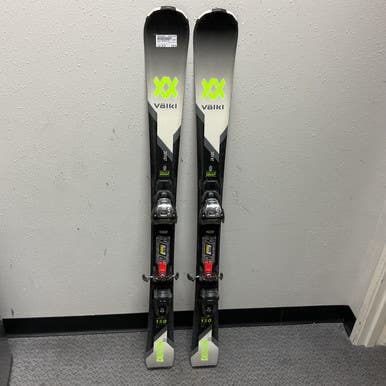 Used Volkl DEACON 8.0 Boys DH Ski/Binding Grey And Black 130 cm 11855-S000194558