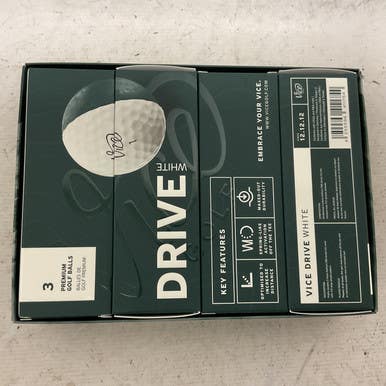 Used VICE DRIVE WHITE 12 Pack - Golf Balls White 11855-S000194521