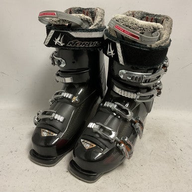 Used Nordica HOT ROD 80W Womens DH Ski Boot Black 265 MP - M08.5 - W09.5 11855-S000194502