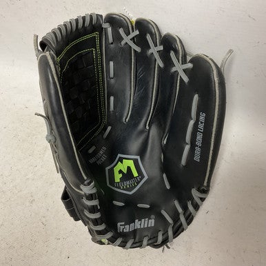 Used Franklin Fieldmaster 22613 Slowpitch Glove RH Throw Black 14" 11855-S000194492