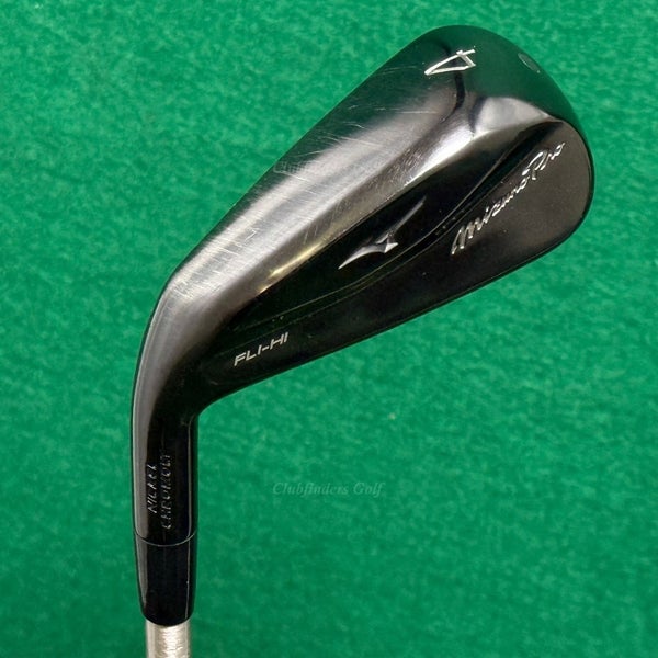 LH Mizuno Pro Fli-Hi Black 4 Iron Utility AeroTech SteelFiber hls 880 F4 Stiff