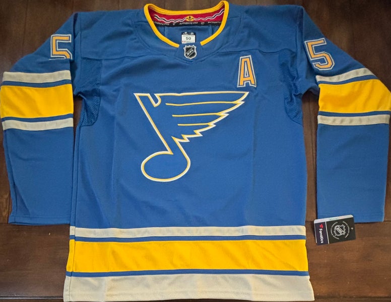 St Louis Blues Colton Parayko Jersey Adult Medium (50) Jersey NWT