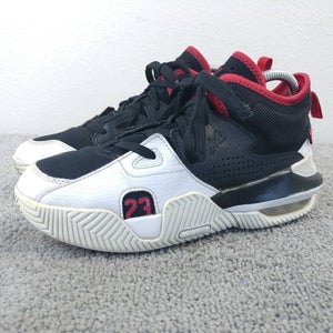 Jordan Stay Loyal 2 GS Boys Size 5.5Y Basketball Shoes Black White Gym Red