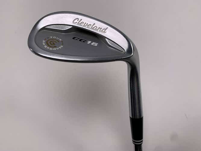 Cleveland CG16 Satin Chrome Sand Wedge SW 56* 14 Bounce Traction Wedge Mens RH
