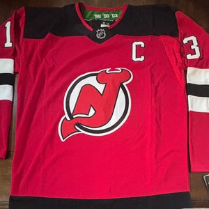 New Jersey Devils Nico Hischier Red Jersey Adult Large (54) NWT