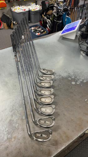 Used Ping ZING BLACK DOT Mens Iron Set RH 3I-PW 11793-S000258526