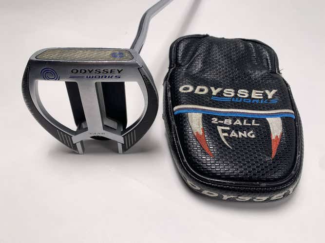 Odyssey Works Tank Cruiser 2-Ball Fang Putter 35" Mens RH HC