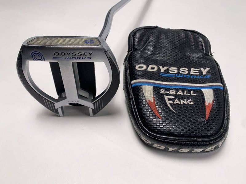 Odyssey Works Tank Cruiser 2-Ball Fang Putter 35" Mens RH HC