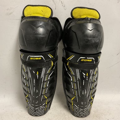Used CCM TACKS 3092 Junior Shin Guards Black And Yellow 13" 11855-S000192556