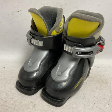 Used Head CARVE X1 Boys DH Ski Boot Black 165 MP - Y09 11855-S000194338