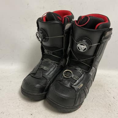 Used Ride JR BOA SB Boys Snowboard Boots Black Senior 7 11855-S000194340
