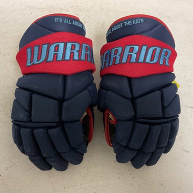 Used Warrior ALPHA PRO CAPITOLS GLOVES Junior Gloves Navy Blue 12" 11855-S000194376