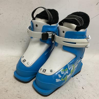 Used Salomon DH BOOTS Boys DH Ski Boot Royal Blue 160 MP - Y09 11855-S000194420