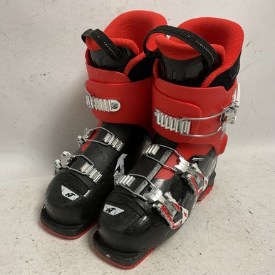 Used Nordica SPEED MACHINE J3 Boys DH Ski Boot Black And Red 235 MP - J05.5 - W06.5 11855-S000194423