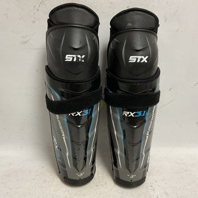 Used STX SURGEON RX3.1 Senior Shin Guards Black 14" 11855-S000191589
