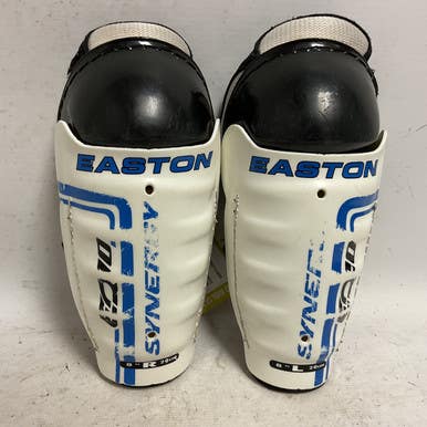 Used Easton SYNERGY EQ10 Youth Shin Guards White 8" 11855-S000191943