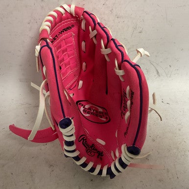 Used Rawlings PL90PPW BB/SB Glove T-ball Pink 9" 11855-S000191971