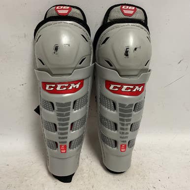 Used CCM U+ 08 Junior Shin Guards Grey 11" 11855-S000191992