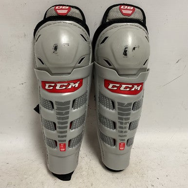 Used CCM U+ 08 Junior Shin Guards Grey 11" 11855-S000191992