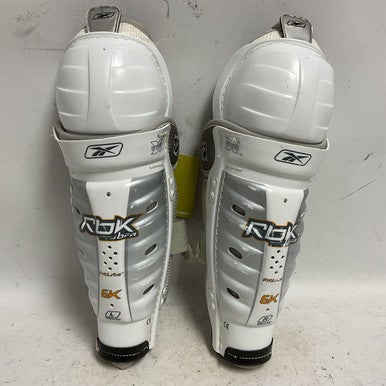 Used Reebok 6K Senior Shin Guards White 13" 11855-S000192007