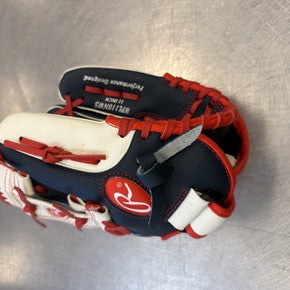 Used Rawlings PLAYERS SERIES BB/SB Glove RH Throw White 11" 11339-S000192850