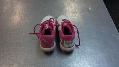 Used Under Armour UA CLEAT BB/SB Cleats Pink Youth 12.0 11339-S000195076