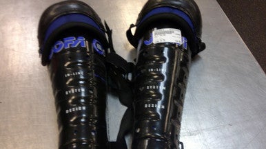 Used Jofa INLINE Junior Shin Guards Black 14" 11339-S000195578