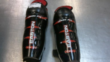 Used Easton IDEAL FIT Youth Shin Guards Black 9" 11339-S000195572