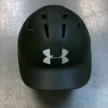 Used Under Armour HELMET Batting Helmet No Mask Black MD 11339-S000196363