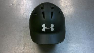 Used Under Armour HELMET Batting Helmet No Mask Black MD 11339-S000196363