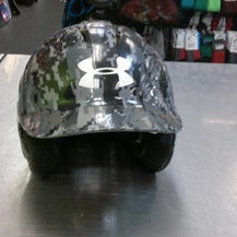 Used Under Armour HELMET Batting Helmet No Mask Grey MD 11339-S000196332