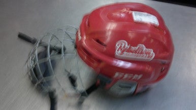 Used CCM TACKS 710 Helmet Cage Combo Red SM 11339-S000196217