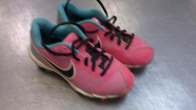 Used Nike FAST FLEX BB/SB Cleats Pink Youth 12.0 11339-S000196210