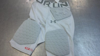 Used Under Armour Adult FB Integrated Pants White SM 11339-S000196168