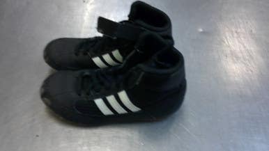 Used Adidas Wrestling Shoes Black Youth 13.0 11339-S000196143