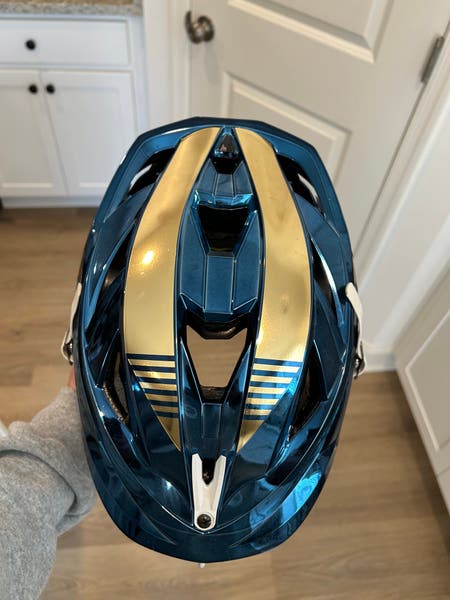 1972 metal flake motorcycle helmets Vintage LSI Blue Metalflake Helmet Sparkle Flake Old School Custom Sil