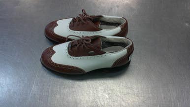 Used Etonic Womens Golf Shoes White Senior 7.5 11339-S000195929