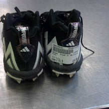 Used Adidas Jr FB Cleats Black Junior 01.5 11339-S000195919