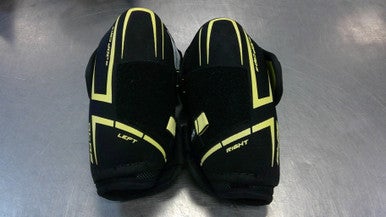 Used CCM TACKS 9040 Senior Shin Guards Black 14" 11339-S000195545