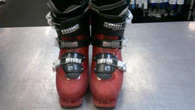 Used Salomon T3 Boys DH Ski Boot Red 255 MP - M07.5 - W08.5 11339-S000195480