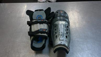Used CCM VECTOR Junior Shin Guards Grey 12" 11339-S000195367