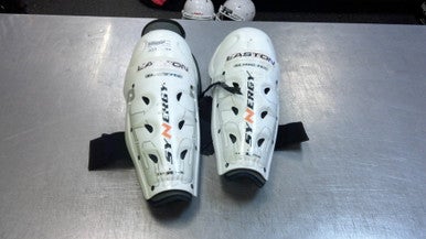 Used Easton SYNERGY Senior Shin Guards White 14" 11339-S000195371