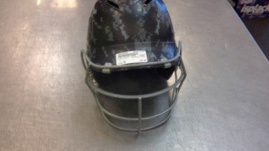 Used Under Armour BH100 W MASK Batting Helmet w/Mask Grey SM 11339-S000195258