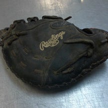 Used Rawlings PREMIUM SERIES BB/SB First Base RH Throw Black 12 1/2" 11339-S000195024