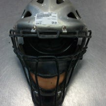 Used POWERBOLT Catchers Helmet w/Mask Black LG 11339-S000194951