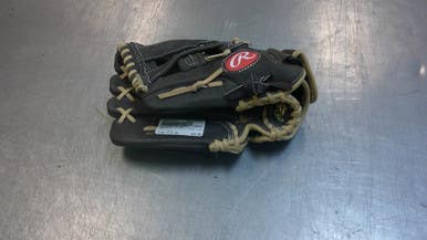 Used Rawlings GLOVE BB/SB Glove LH Throw Black 11 1/2" 11339-S000194934