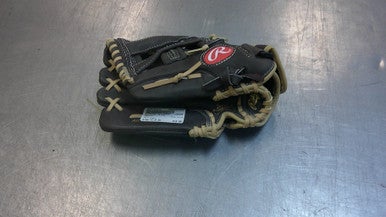 Used Rawlings GLOVE BB/SB Glove LH Throw Black 11 1/2" 11339-S000194934