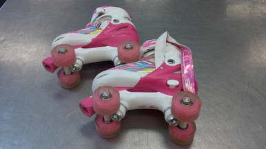 Used ROLLER SKATE Junior Roller Quad Skates Pink Adjustable 11339-S000194917