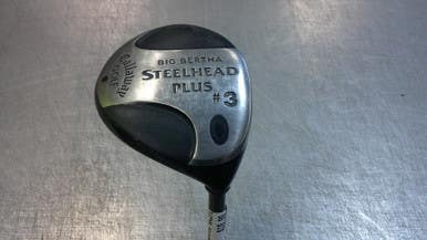 Used Callaway BIG BERTHA STEELHEAD PLUS Mens Fairway Wood RH 3 Wood 11339-S000194883