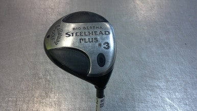 Used Callaway BIG BERTHA STEELHEAD PLUS Mens Fairway Wood RH 3 Wood 11339-S000194883